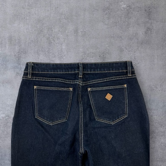 Abrand A ’99 Alice Low Rise Waist Boot Cut Jeans Women’s Dark Rinse Wash Sz: 30 - Picture 4 of 16